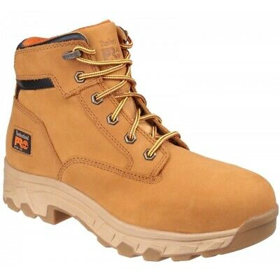 Pre-owned Timberland Pro Workstead Mens Comfort Slip Resistant Nubuck Safety Boots Wheat