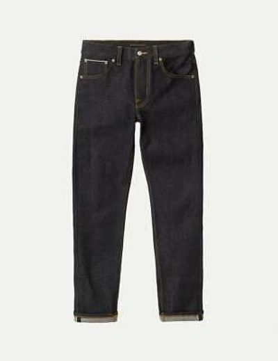 Pre-owned Nudie Jeans Men's Lean Dean Denim - Dry True Selvage