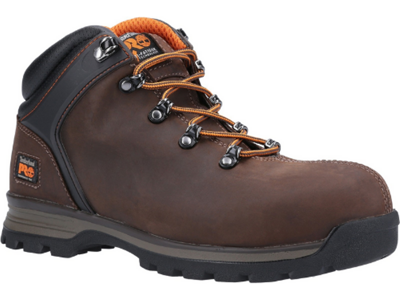 Pre-owned Timberland Pro Mens Splitrock Pro Orange Brown Ct Premium Xt Leather Safety Boots-timberland