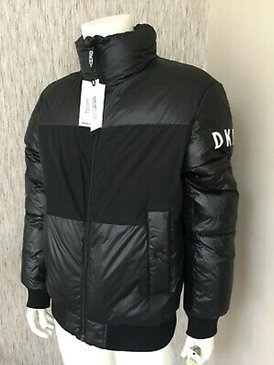 Pre-owned Dkny Water Resistant Puffer Jacket With Ultra Loft Insulation Size M / L
