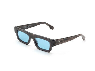 Pre-owned Retrosuperfuture Sunglasses Fwr Colpo Black Marble Black Blue Unisex
