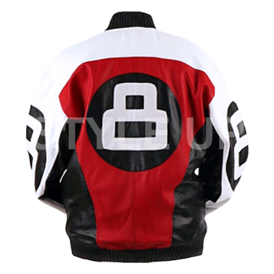 Pre-owned Styleup Ltd Seinfeld Michael Hoban Mi 8 Ball Pool Classic Party Wear Bomber Leather Jacket