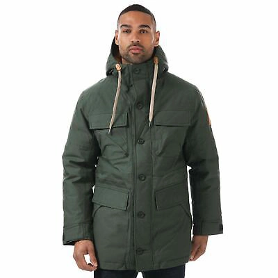 Pre-owned Timberland Men's  Expedition Field Parka Dv In Green