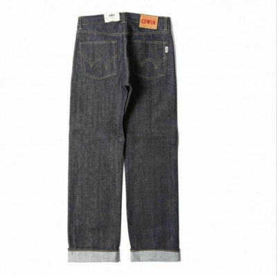 Pre-owned Edwin Japan Nashville Straight Leg Red Listed Selvage Unwashed 14oz Japanese