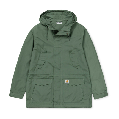 Pre-owned Carhartt Wip Mens Battle Parka - Adventure Green - I017798 Mens Jacket Coat