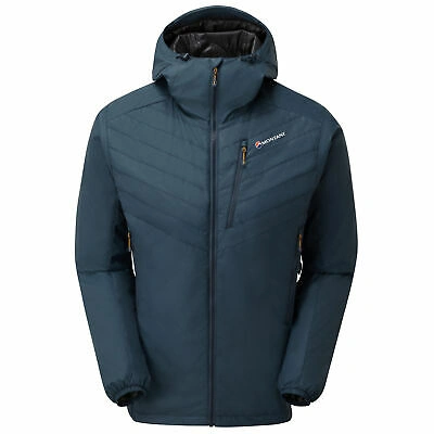 Pre-owned Montané Montane Prism Mens Jacket Synthetic Fill - Orion Blue All Sizes