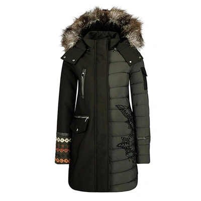 Pre-owned Desigual Women's Padded Monica Jacket Pn: 18wwewab