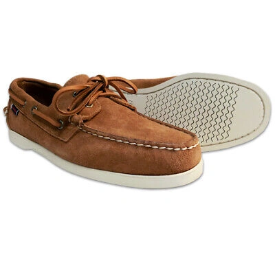 Pre-owned Sebago Mens  Portland Suede Preppy Moccasin Docksides Boat Shoes
