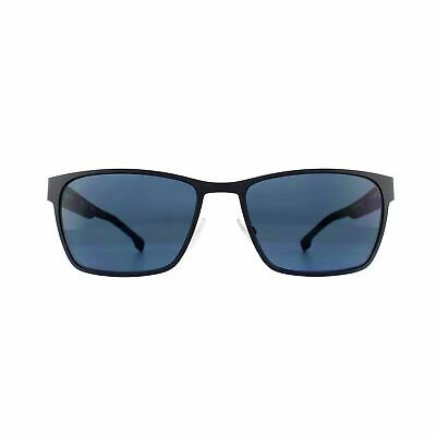 Pre-owned Hugo Boss Hugo Sunglasses 1038/s Riw Ku Matt Grey Blue Avio