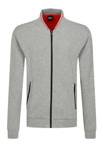 Pre-owned Hugo Boss Mens Designer Grey Warm Tracksuit Jeans Jacket Coat Sports Top £149