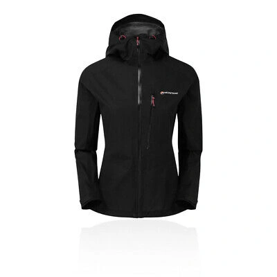 Pre-owned Montané Montane Womens Minimus Waterproof Outdoor Jacket Top Black Sports Outdoors