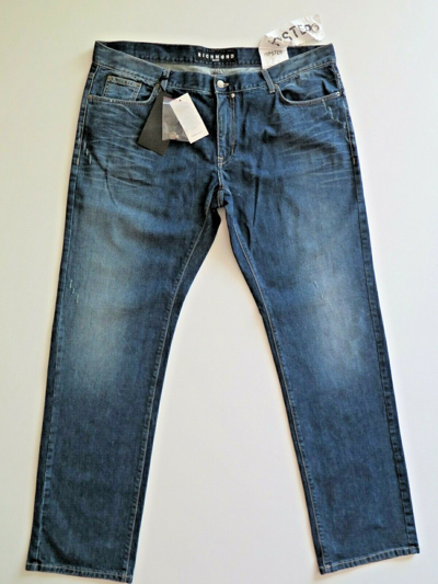 Pre-owned John Richmond Denim Model 'hipster' Men's Stretch Jeans Size W40 L36 Regular