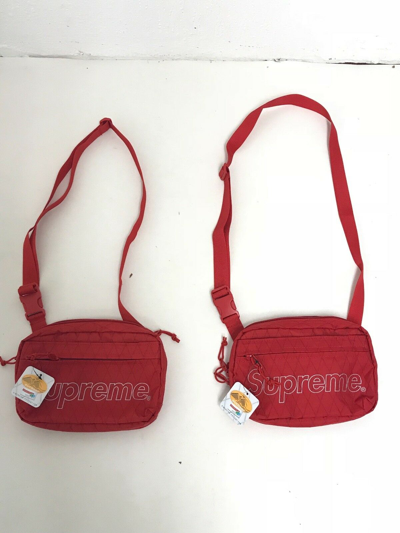 Pre-owned Supreme Shoulder Bag Red Fw18 Sold Out Bogo Tnf