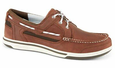 Pre-owned Sebago Men's Triton Nubuck Leather Boat Shoes Brown