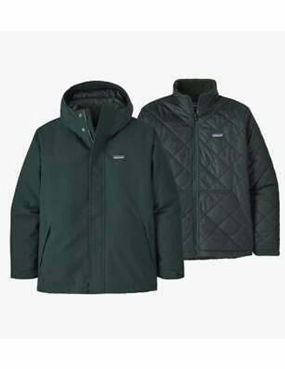 Pre-owned Patagonia Men's Lone Mountain 3-in-1 Jacket - Northern Green