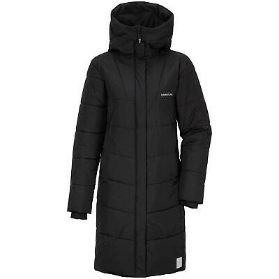 Pre-owned Didriksons Amina Womens 3/4 Length Puff Parka | Black