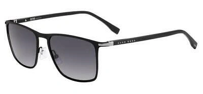 Pre-owned Hugo Boss Sunglasses Boss 1004/s/it 003/9o Matte Black Grey Man