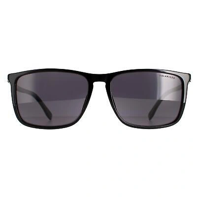 Pre-owned Hugo Boss Sunglasses Boss 0665/s/it 807 M9 Black Grey Polarized