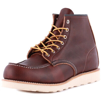Pre-owned Red Wing Shoes Red Wing 6-inch Toe Mens Brown Classic Boots - 7 Uk