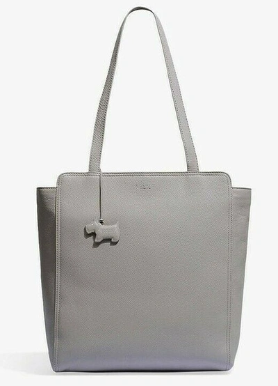 Pre-owned Radley Upper Street Large Leather Tote Bag, Ash Grey