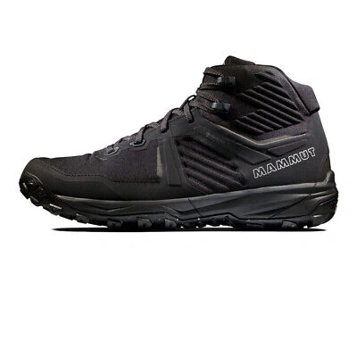 Pre-owned Mammut Mens Ultimate Iii Mid Gore-tex Walking Boots Black Sports Outdoors