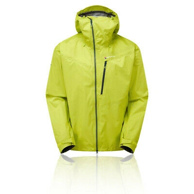 Pre-owned Montané Montane Mens Alpine Shift Jacket Top - Green Sports Outdoors Full Zip Hooded
