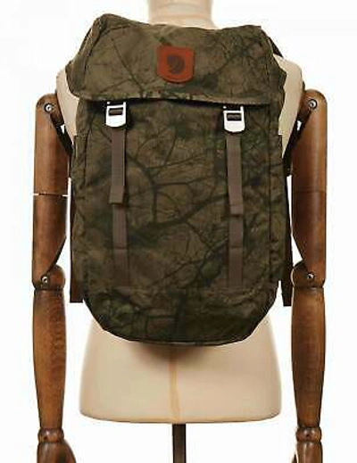 Pre-owned Fjall Raven Fjallraven Greenland Top 20l Backpack - Green Camo