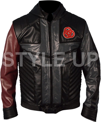 Pre-owned Style Men's Leo Dooley Lab Rats Tyrel Jackson Williams Biker  Leather Jacket