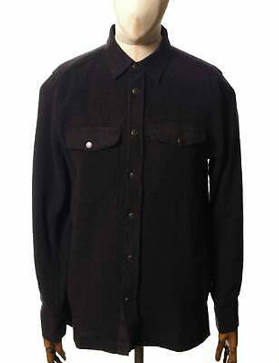 Pre-owned Fjall Raven Men's Fjallraven Canada Solid Shirt - Dark Grey