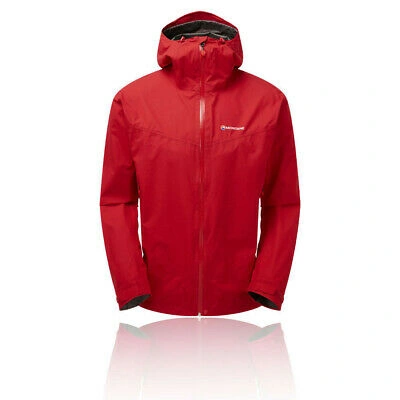 Pre-owned Montané Montane Mens Pac Plus Jacket Top - Red Sports Outdoors Full Zip Hooded Warm