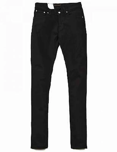 Pre-owned Nudie Jeans Men's  Co Lean Dean Denim - Dry Ever Black
