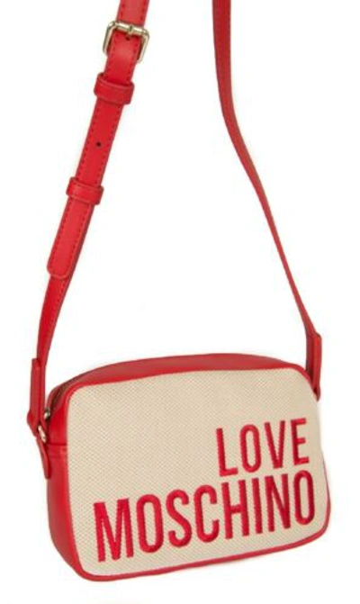 Pre-owned Moschino Women's Handbag Or Shoulder Bag Love  Item Jc4153pp17lo Borsa Canvas