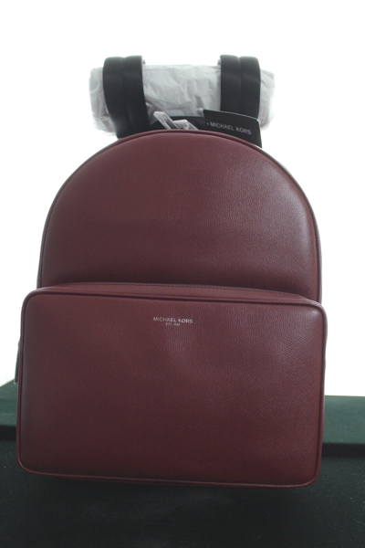 Pre-owned Michael Kors Men's Malbec Warren Grain Leather Large Backpack Rrp £390