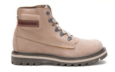 Pre-owned Caterpillar Cat // Rework Coconut // Mens Leather Boots //