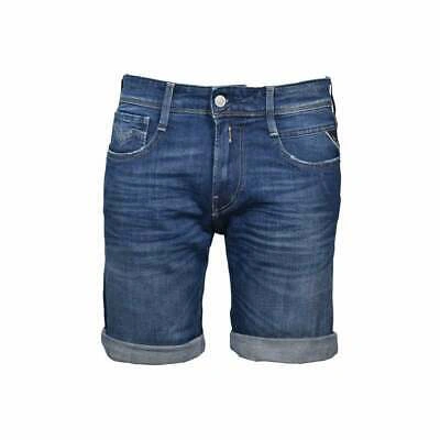 Pre-owned Replay Anbass Blue Denim Shorts