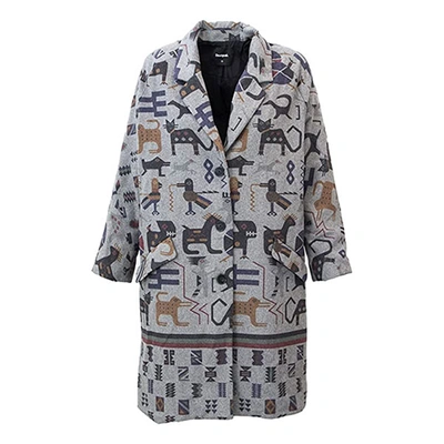 Pre-owned Desigual Women's Zhu Coat Pn: 18wwew11