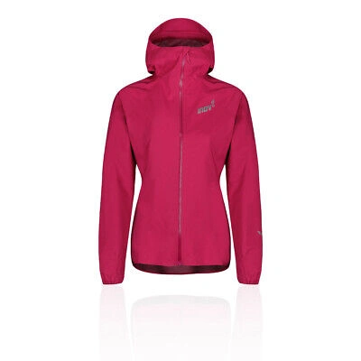 Pre-owned Inov-8 Inov8 Womens Stormshell Full Zip Running Jacket Top Pink Sports Hooded