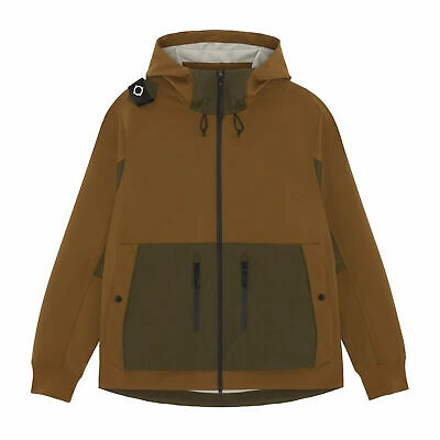 Pre-owned Ma.strum Hooded Mens Jacket Softshell - Aloe All Sizes