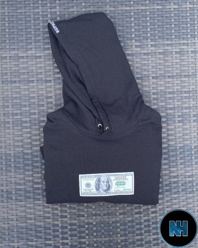 Pre-owned Supreme Brand  Franklin Hooded Sweatshirt Black Ss20 - Medium