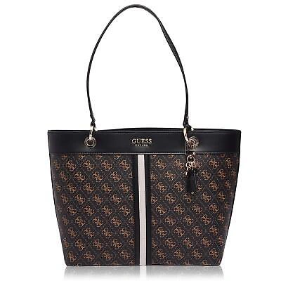 Pre-owned Guess Womens Noelle Printed Tot Tote Bag