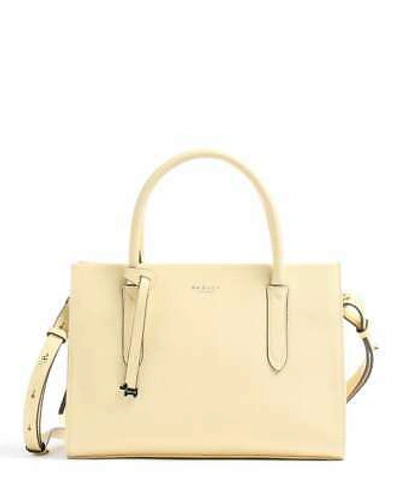Pre-owned Radley London Arlington Court Medium Zip Top Multiway Meadow Yellow Crossbody Ba