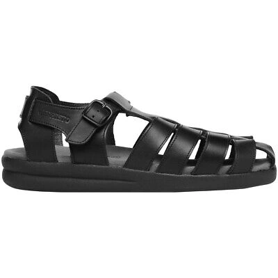 Pre-owned Mephisto Sam Leather Casual Summer Strappy Open-back Mens Sandals