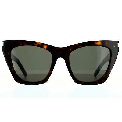 Pre-owned Saint Laurent Sunglasses Sl 214 Kate 006 Havana Grey