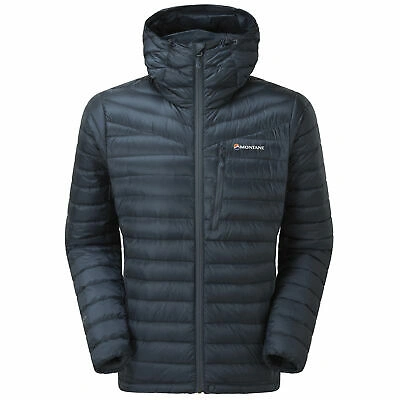 Pre-owned Montané Montane Featherlite Mens Jacket Down - Orion Blue All Sizes