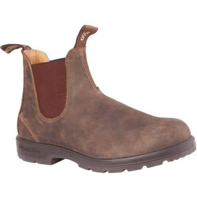 Pre-owned Blundstone 585 Rustic Brown Unisex Premium Leather Stylish Chelsea Boots