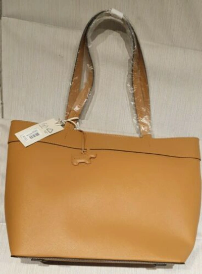 Pre-owned Radley Essex Road Responsible Large Zip Top Tote Bag - Dark Butter - Rrp £155