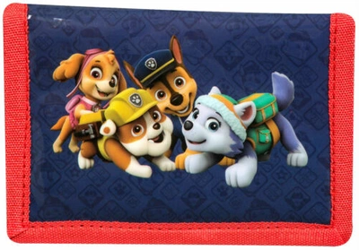 Pre-owned Paw Patrol Nickleodeon Kids' Official Paw Patrol Nickelodeon Boys Trifold Money Change Notes Wallet Gift