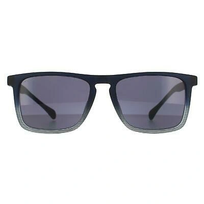 Pre-owned Hugo Boss Sunglasses Boss 1082/s/it 26o Ir Blue Patt Grey