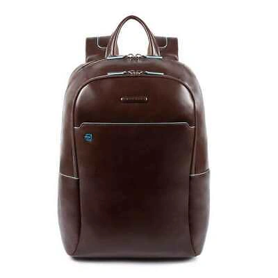 Pre-owned Piquadro Genuine  Backpack Male Leather Brown - Ca4762b2-mo