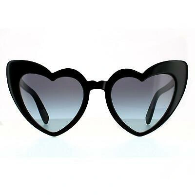 Pre-owned Saint Laurent Sunglasses Sl 181 Lou Lou 008 Black Blue Gradient